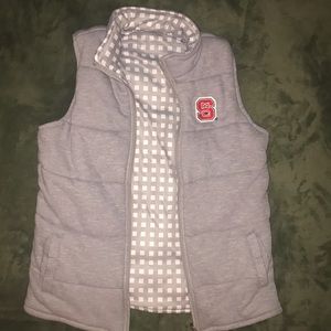 NC State puffy vest